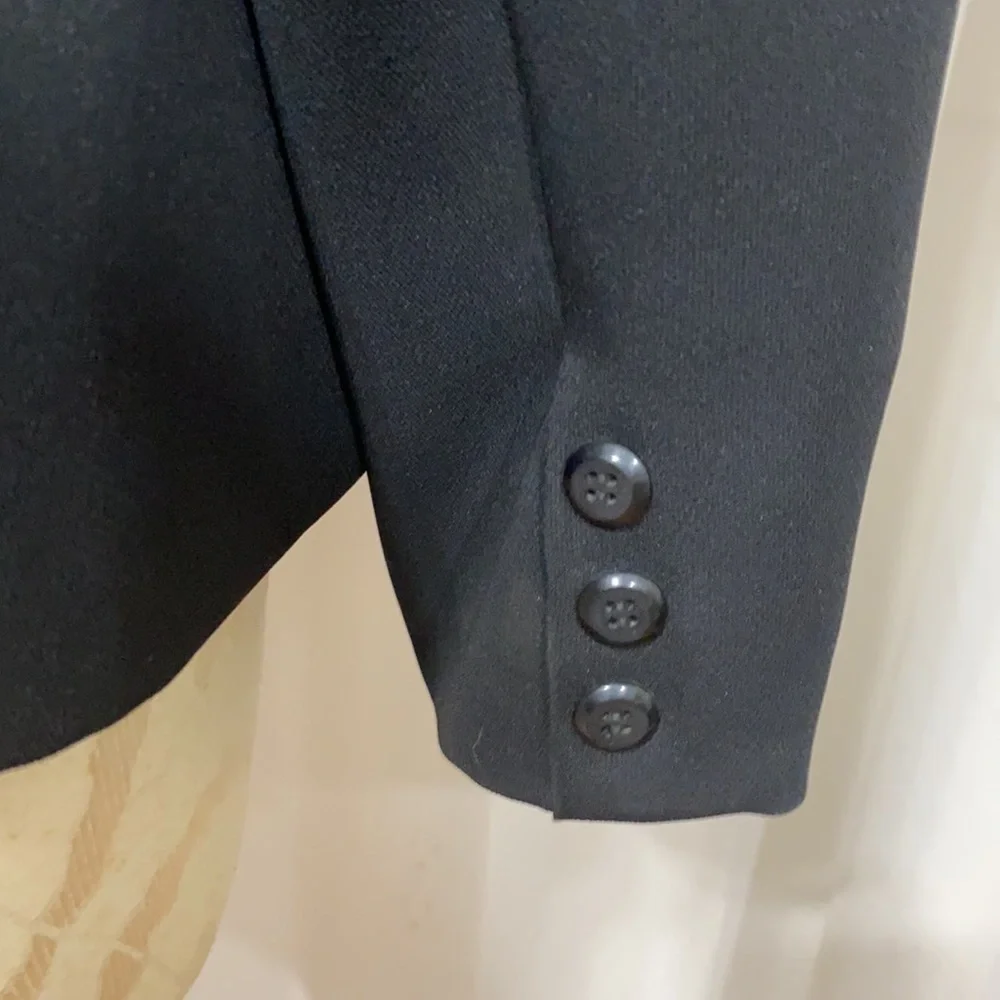 Michele Petite black blazer size 6 - Picture 5 of 10